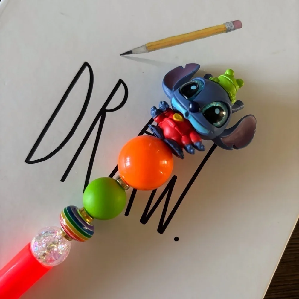 Disney Doorables: Lilo & Stitch: 626 Stitch handmade beaded pen